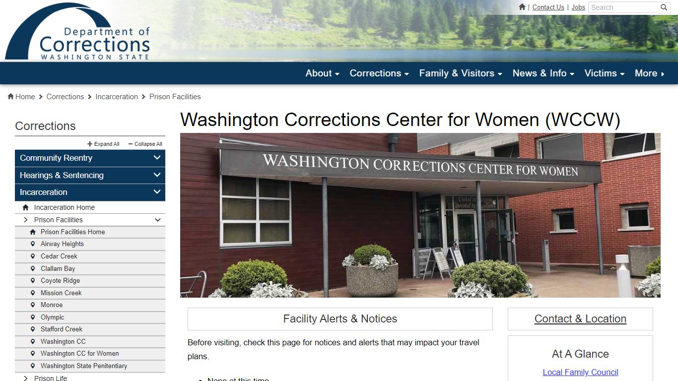 Washington Corrections Center for Women (WCCW)